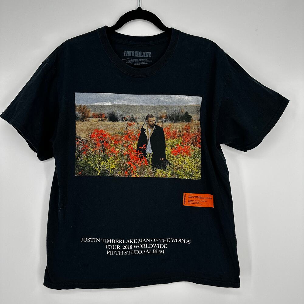 Justin Timberlake Man Of The Woods 2018 Tour Merch Heron Preston Mens Large